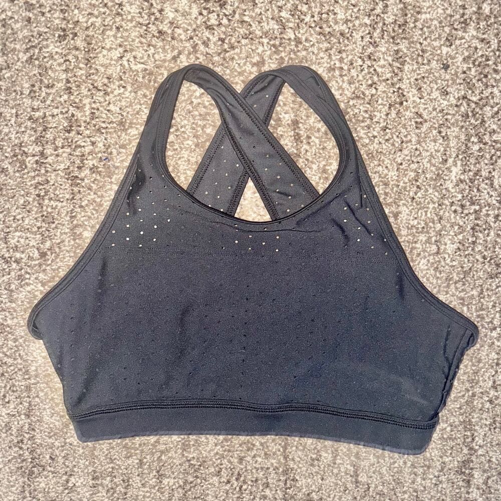 Buffbunny Allure Laser Cut Dotted Sports Bra in Black Size Medium - Picture 7 of 10